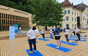 International Day of Yoga 2024 celebrations at Vaduz on 01 June 2024